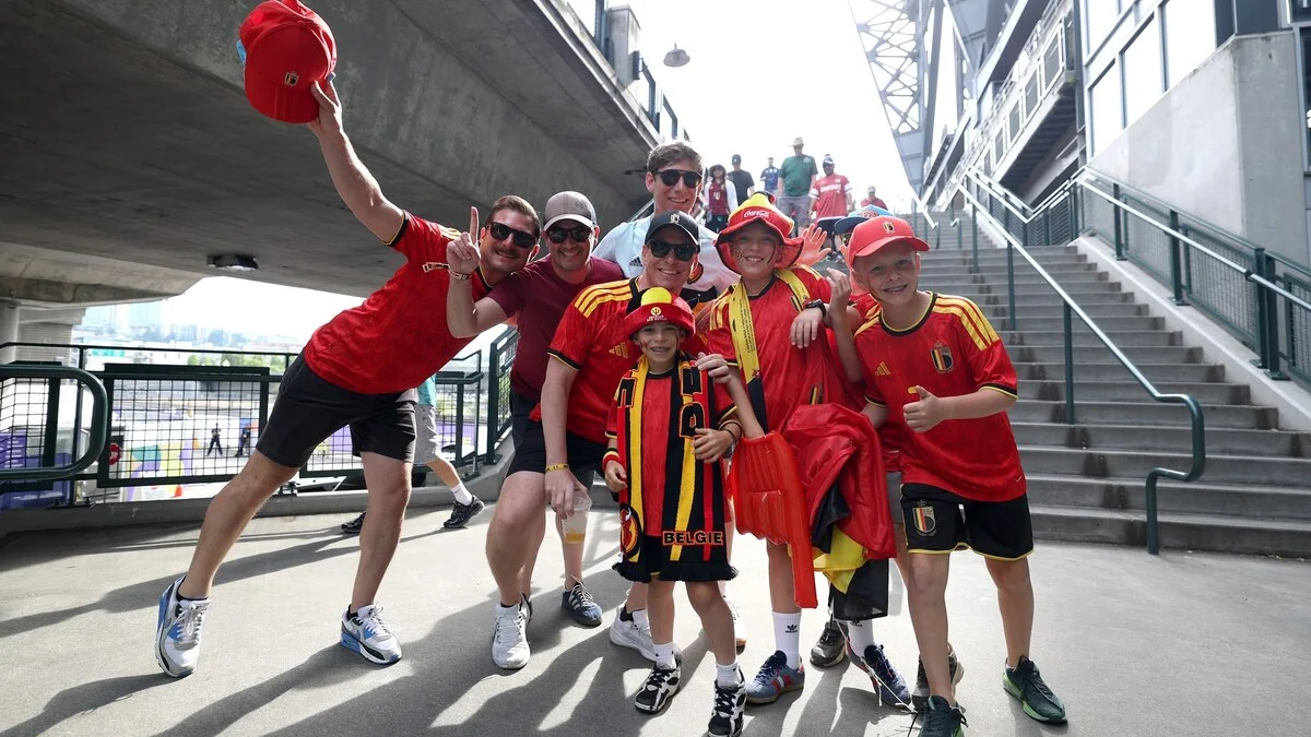 Belgium fans arrive at Seattle Stadium ahead of Belgium vs Egypt during FIFA World Cup 2026 — photo: Emilee Chinn/Getty Images via ABC News